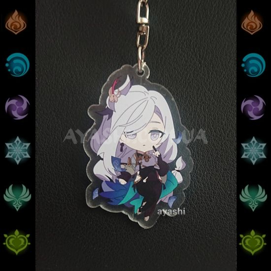 Брелок акриловий фігурка Genshin Impact БРФ-0014-83 Шень Хе  Брелок акриловий фігурка Genshin Impact БРФ-0014-83 Шень Хе 
