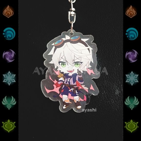 Брелок акриловий фігурка Genshin Impact БРФ-0014-85 Беннет Брелок акриловий фігурка Genshin Impact БРФ-0014-85 Беннет