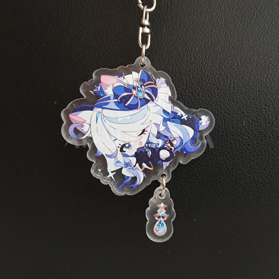 Брелок акриловый фигурка Genshin Impact  БРФ-0014-88 Фурина с подвеской Брелок акриловый фигурка Genshin Impact  БРФ-0014-88 Фурина с подвеской