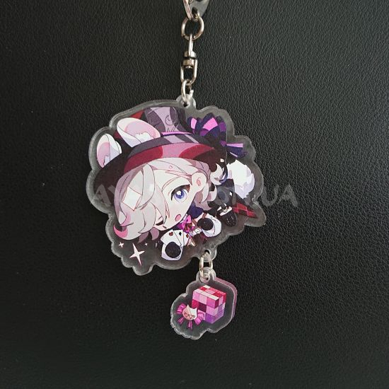 Брелок акриловый фигурка Genshin Impact  БРФ-0014-91 Лини с подвеской Брелок акриловый фигурка Genshin Impact  БРФ-0014-91 Лини с подвеской