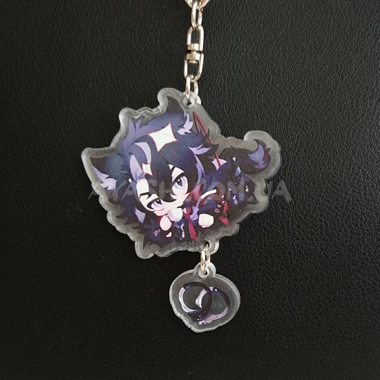 Брелок акриловий фігурка Genshin Impact БРФ-0014-93 Різлі вушка з підвіской Брелок акриловий фігурка Genshin Impact БРФ-0014-93 Різлі вушка з підвіской