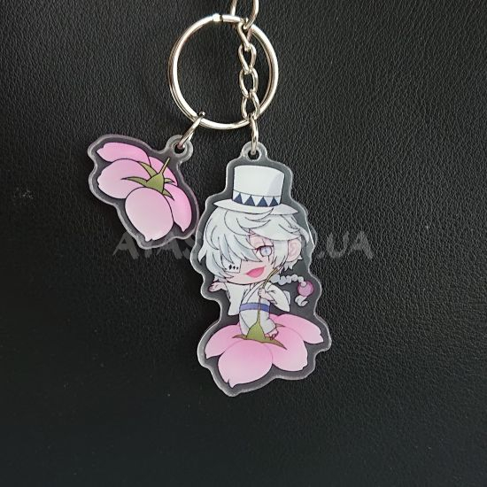 Брелок акриловий фігурка Bungo Stray Dogs БРФ-0021-28 Брелок акриловий фігурка Bungo Stray Dogs БРФ-0021-28