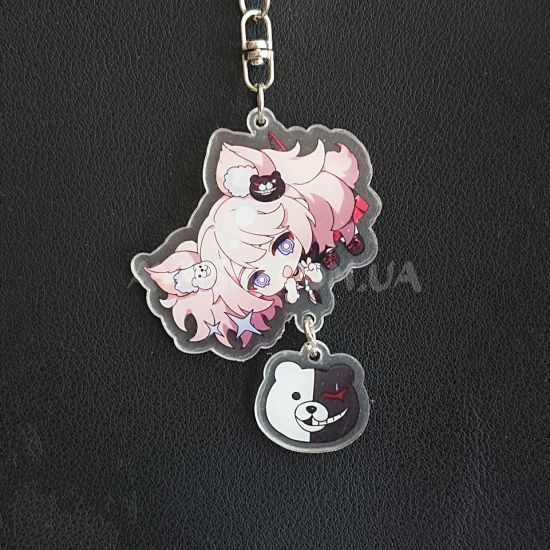 Брелок акриловий фігурка Danganronpa БРФ-0023-21 Джунко  Брелок акриловий фігурка Danganronpa БРФ-0023-21 Джунко 