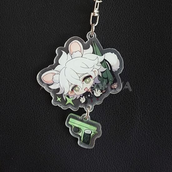 Брелок акриловий фігурка Danganronpa БРФ-0023-29 Nagito  Брелок акриловий фігурка Danganronpa БРФ-0023-29 Nagito 