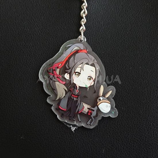 Брелок акриловый Mo Dao Zu Shi БРФ-0024-15 Вэй Ин с осликом Брелок акриловый Mo Dao Zu Shi БРФ-0024-15 Вэй Ин с осликом