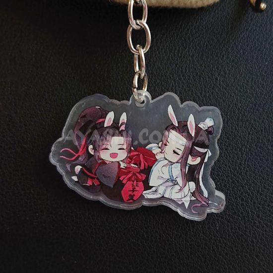 Брелок акриловый Mo Dao Zu Shi БРФ-0024-18 Вэй Ин с Лань Чжань Брелок акриловый Mo Dao Zu Shi БРФ-0024-18 Вэй Ин с Лань Чжань