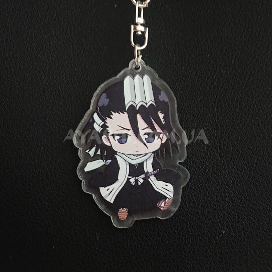 Брелок акриловий фігурка Bleach БРФ-0035-08 Б'якуя Кучікі Брелок акриловий фігурка Bleach БРФ-0035-08 Б'якуя Кучікі