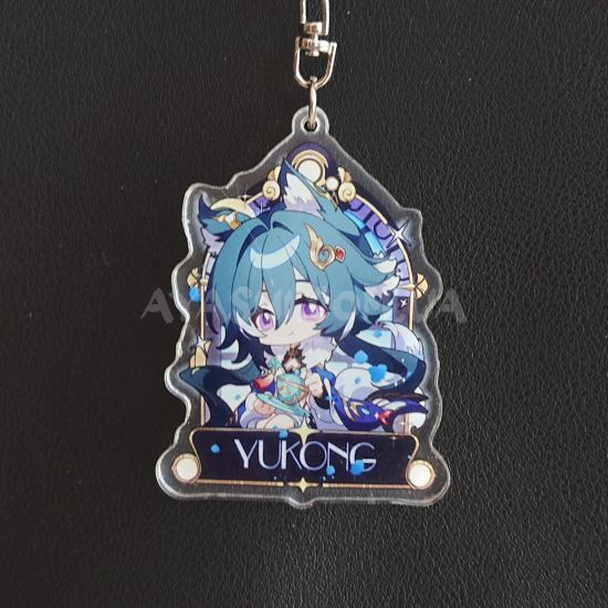 Брелок акриловый Honkai: Star Rail БРФ-0040-04 Юйкун  Брелок акриловый Honkai: Star Rail БРФ-0040-04 Юйкун 