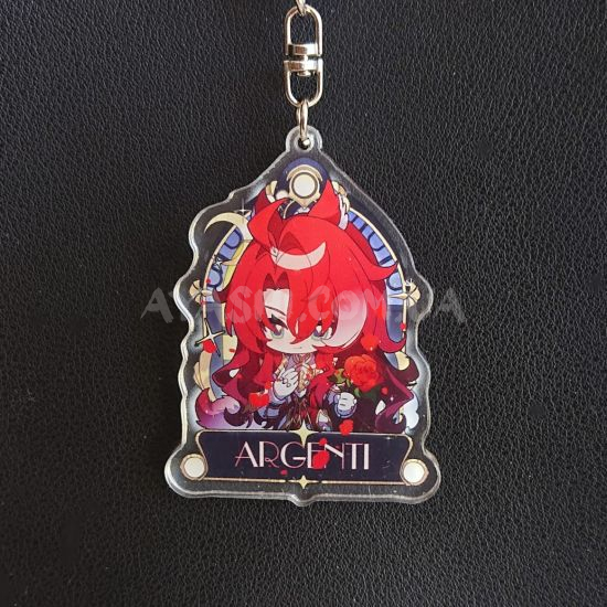Брелок акриловий Honkai: Star Rail БРФ-0040-19 Аргенті  Брелок акриловий Honkai: Star Rail БРФ-0040-19 Аргенті 