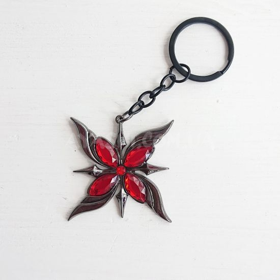 Брелок БРФ-0014-100 Genshin Impact Арлекино бабочка  Брелок БРФ-0014-100 Genshin Impact Арлекино бабочка 