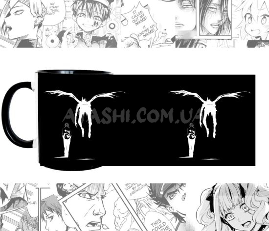 Чашка Death Note cup-922-00645 кольорова всередині Чашка Death Note cup-922-00645 кольорова всередині