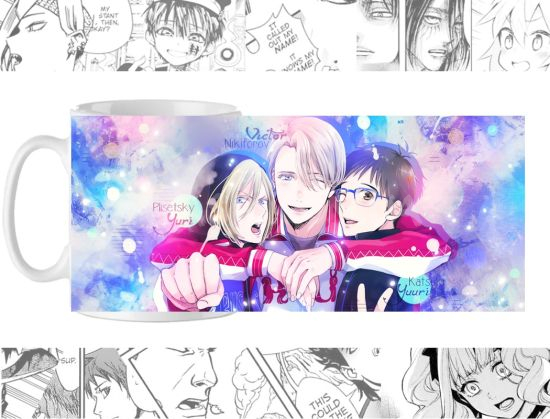 Чашка Yuri!!! on Ice cup-00258 Чашка Yuri!!! on Ice cup-00258