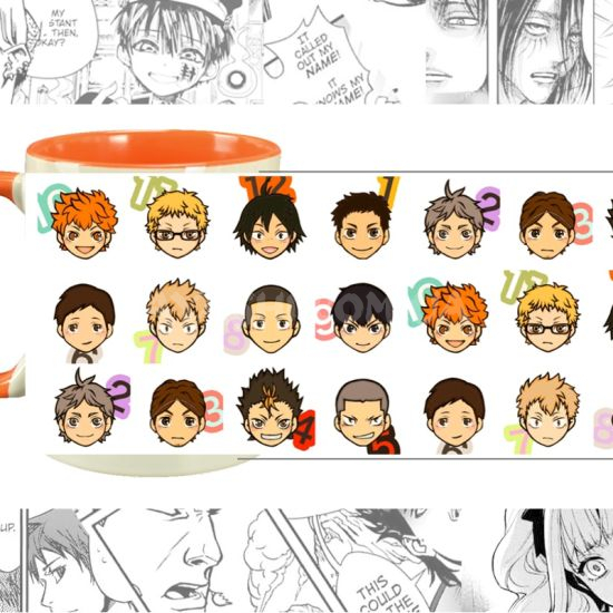 Чашка Haikyuu!! cup-00445 помаранчева Чашка Haikyuu!! cup-00445 помаранчева