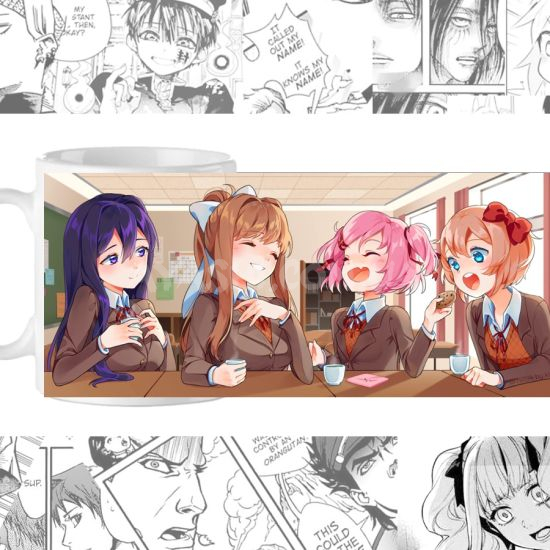 Чашка Doki Doki Literature Club! cup-00789 Чашка Doki Doki Literature Club! cup-00789