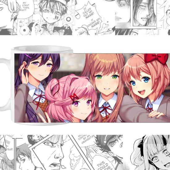 Чашка Doki Doki Literature Club! cup-00790 Чашка Doki Doki Literature Club! cup-00790