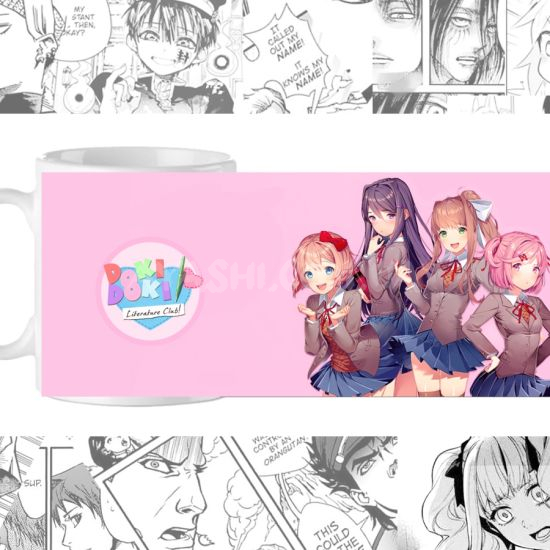 Чашка Doki Doki Literature Club! cup-00791 Чашка Doki Doki Literature Club! cup-00791