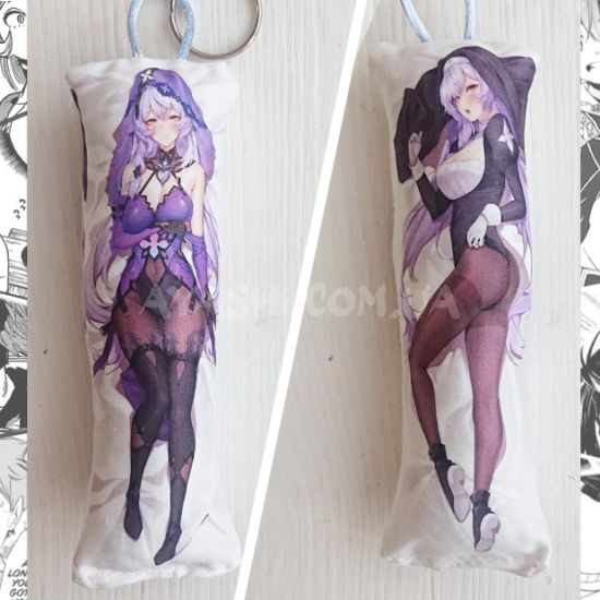 Мини-Дакимакура брелок Черный Лебедь Хонкай Honkai: Star Rail  0004 Мини-Дакимакура брелок Черный Лебедь Хонкай Honkai: Star Rail  0004