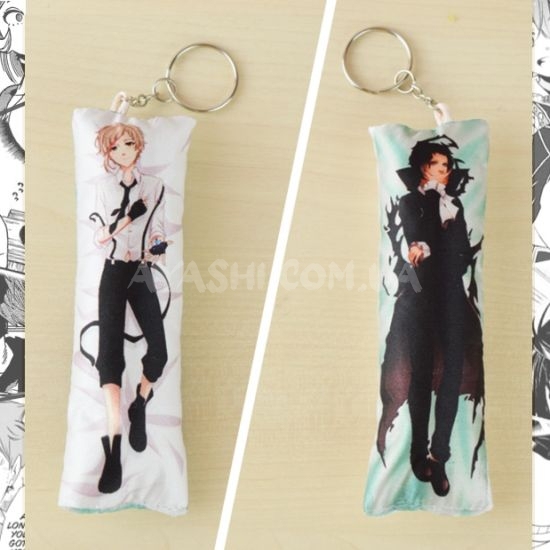 Мини-Дакимакура брелок Bungo Stray Dogs 4019 Мини-Дакимакура брелок Bungo Stray Dogs 4019