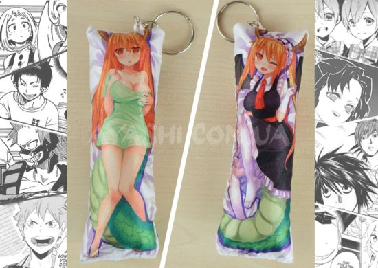 Мини-Дакимакура брелок Kobayashi-san Chi no Maid Dragon 4022 Мини-Дакимакура брелок Kobayashi-san Chi no Maid Dragon 4022