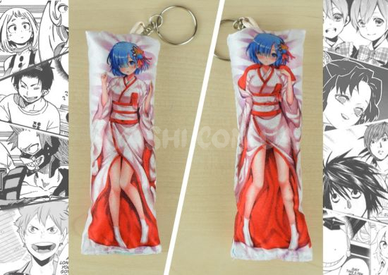 Мини-Дакимакура брелок Re Zero 4027 Мини-Дакимакура брелок Re Zero 4027