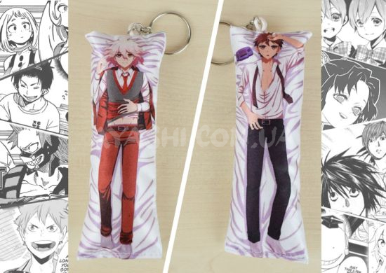 Мини-Дакимакура брелок Danganronpa 4035  Мини-Дакимакура брелок Danganronpa 4035 