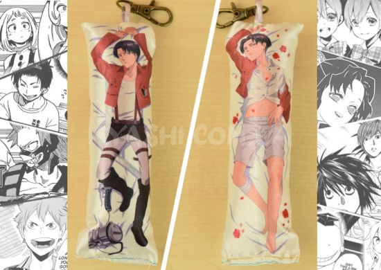 Дакімакура Attack on Titan 4092 брелок міні Дакімакура Attack on Titan 4092 брелок міні