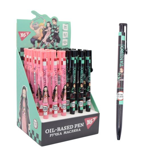 Ручка масляна Demon Slayer Танджіро 0,7 мм синя 412259 Yes  Ручка масляна Demon Slayer Танджіро 0,7 мм синя 412259 Yes 