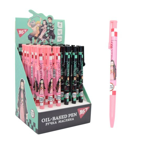 Ручка масляна Demon Slayer Незуко 0,7 мм синя 412259 Yes  Ручка масляна Demon Slayer Незуко 0,7 мм синя 412259 Yes 