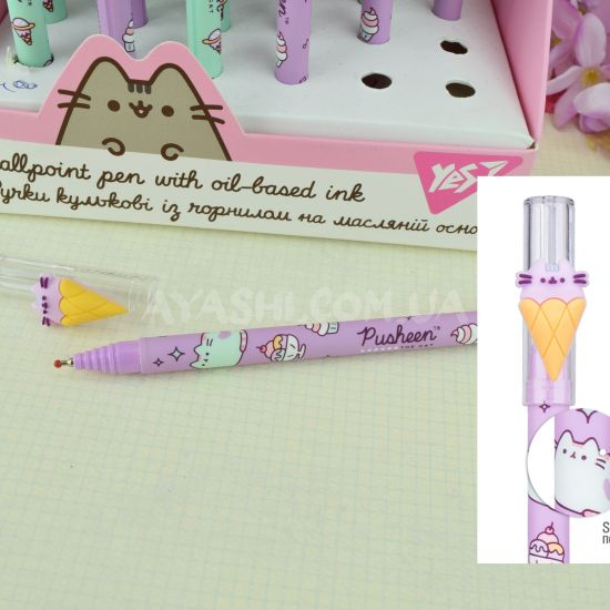 Ручка масляная Pusheen 0,7 мм синяя 412079 Ручка масляная Pusheen 0,7 мм синяя 412079
