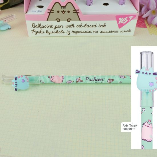 Ручка масляная Pusheen 0,7 мм синяя 412079 Ручка масляная Pusheen 0,7 мм синяя 412079