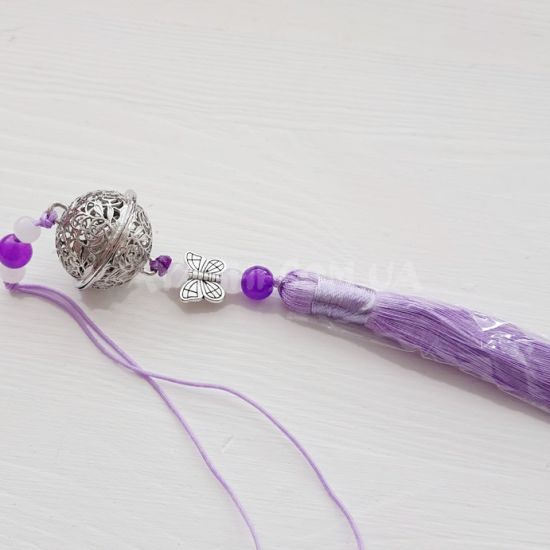 Дзвіночок спокою №001 Бузковий та срібло Дзвіночок спокою №001 Бузковий та срібло