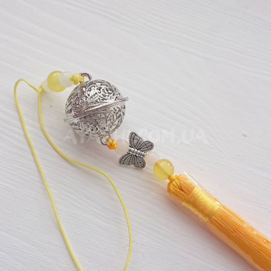 Дзвіночок спокою №002 Жовтий та срібло Дзвіночок спокою №002 Жовтий та срібло