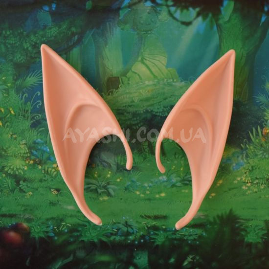 Вушка Ельфійські 4,5*12 см колір тілесний рожевий Вушка Ельфійські 4,5*12 см колір тілесний рожевий