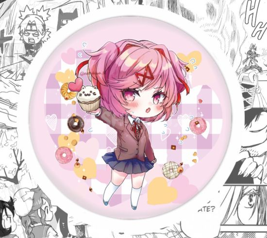 Магніт Doki Doki Literature Club! М-58-002669 Магніт Doki Doki Literature Club! М-58-002669