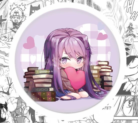 Магніт Doki Doki Literature Club! М-58-002670 Магніт Doki Doki Literature Club! М-58-002670