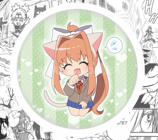 Магнит Doki Doki Literature Club! М-58-002686 Магнит Doki Doki Literature Club! М-58-002686