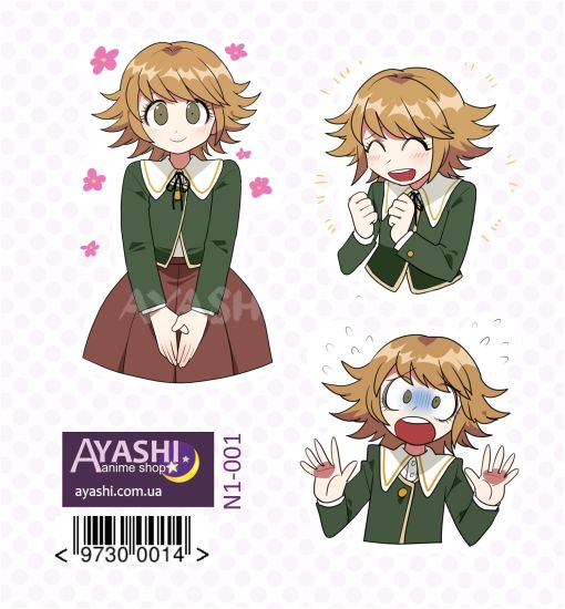 Наклейки Danganronpa N1-001 Наклейки Danganronpa N1-001