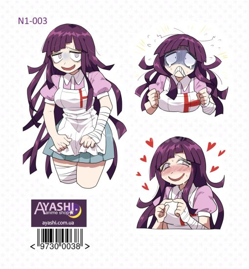 Наклейки Danganronpa N1-003 Наклейки Danganronpa N1-003