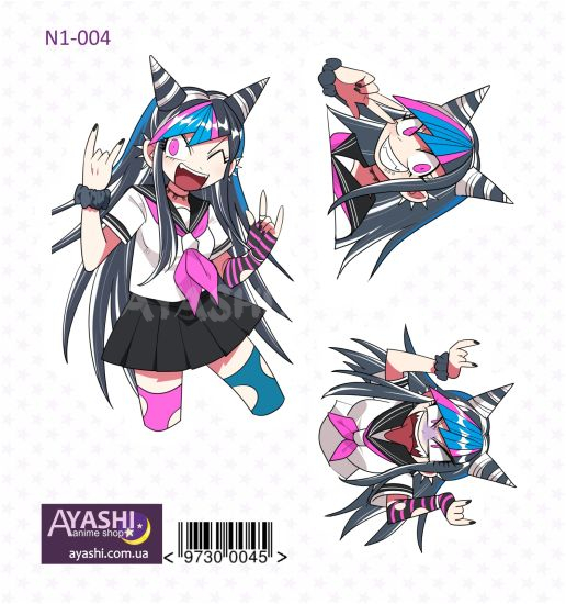 Наліпки Danganronpa N1-004 Наліпки Danganronpa N1-004