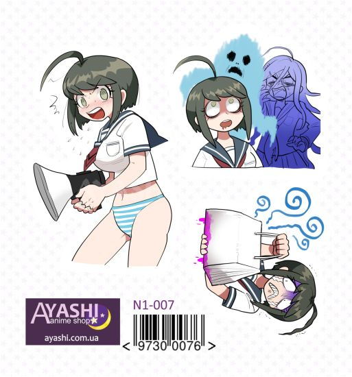Наклейки Danganronpa N1-007 Наклейки Danganronpa N1-007
