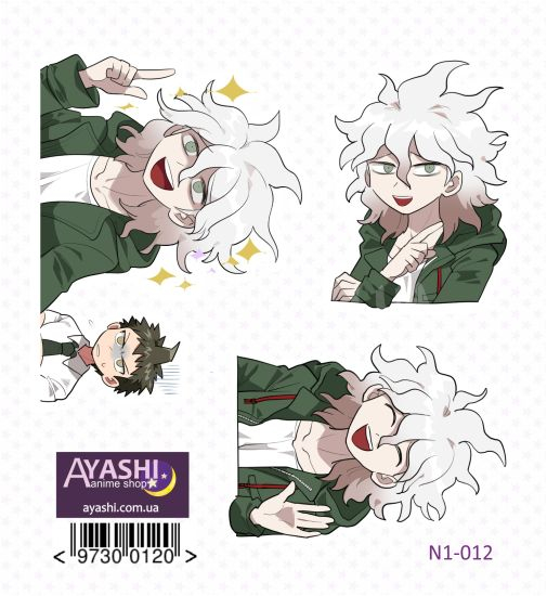 Наклейки Danganronpa N1-012 Наклейки Danganronpa N1-012