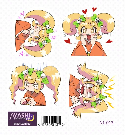 Наклейки Danganronpa N1-013 Наклейки Danganronpa N1-013