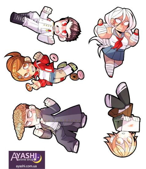Наклейки Danganronpa N1-015 Наклейки Danganronpa N1-015