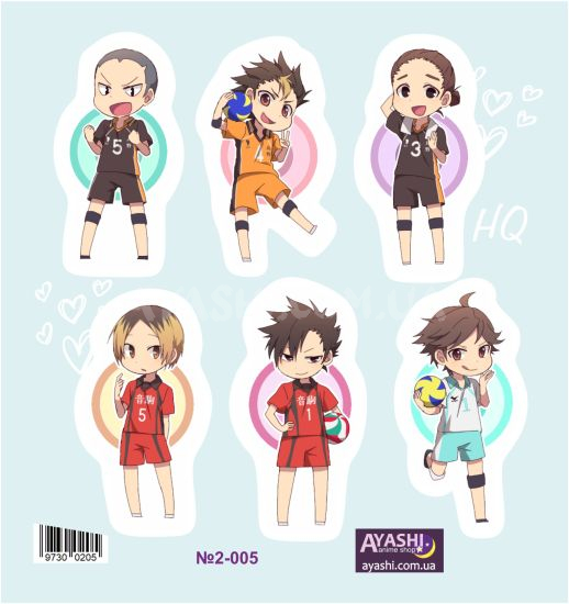 Наклейки Haikyuu!!№2-005 Наклейки Haikyuu!!№2-005