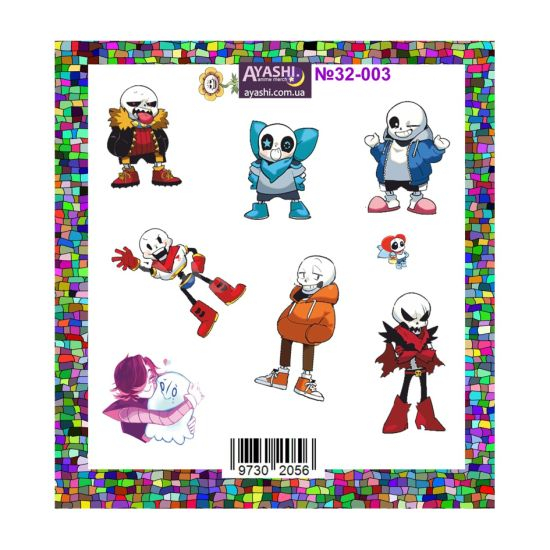 Наклейки Undertale №32-003 Наклейки Undertale №32-003