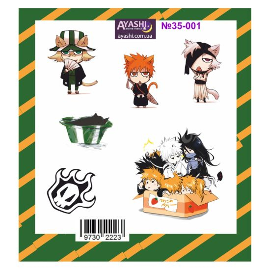 Наліпки Bleach №35-001 Наліпки Bleach №35-001