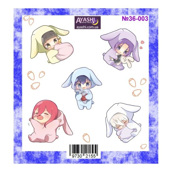Наклейки Blue Lock №36-003 Наклейки Blue Lock №36-003