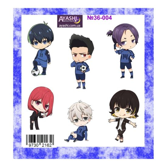 Наклейки Blue Lock №36-004 Наклейки Blue Lock №36-004