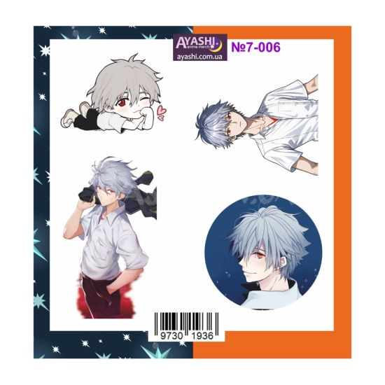 Наклейки Evangelion  №7-006 Наклейки Evangelion  №7-006