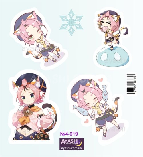 Наліпки Genshin Impact №4-019 Наліпки Genshin Impact №4-019